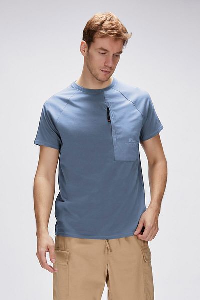 Bad Bear Simon Element Blue Men's Printed T-Shirt