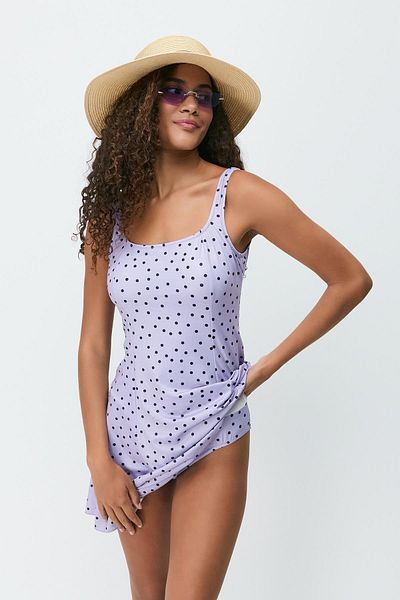 C&City Kleid Badeanzug 7783 Lila