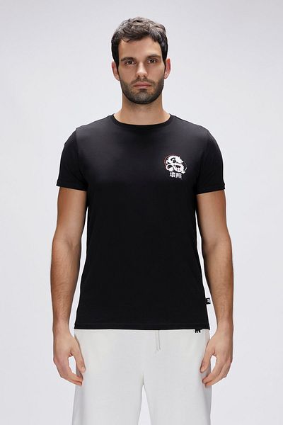Bad Bear Draco Black Men's Printed T-Shirt
