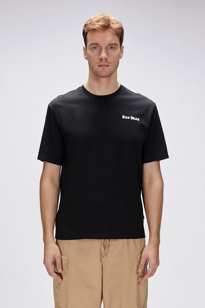 Bad Bear Eddy Black Men's Printed T-Shirt