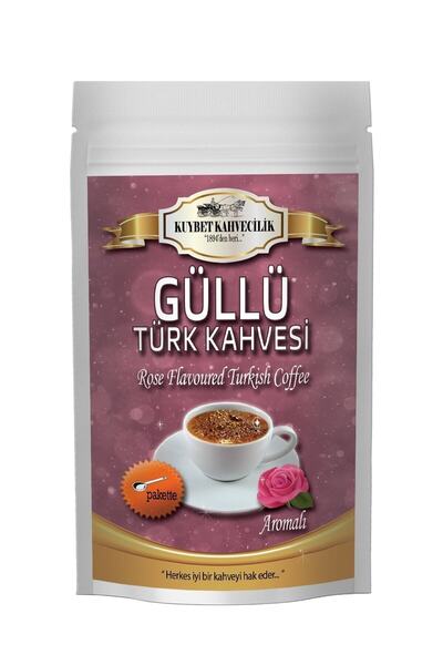 KUYBET KAHVECİLİK Turkish Coffee with Roses 200 Gr