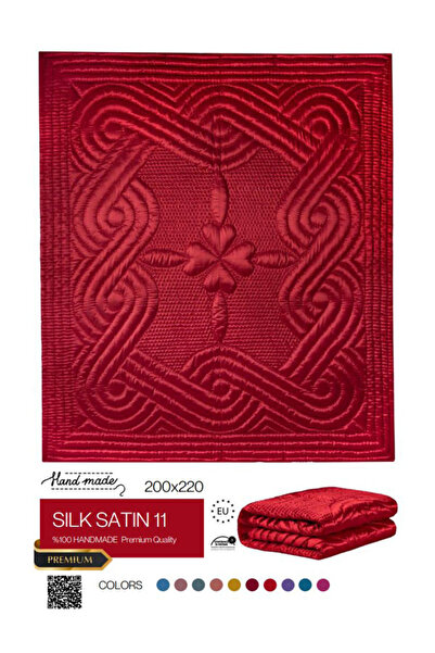 HARİR El işi İpek Saten Çift Kişilik Yorgan