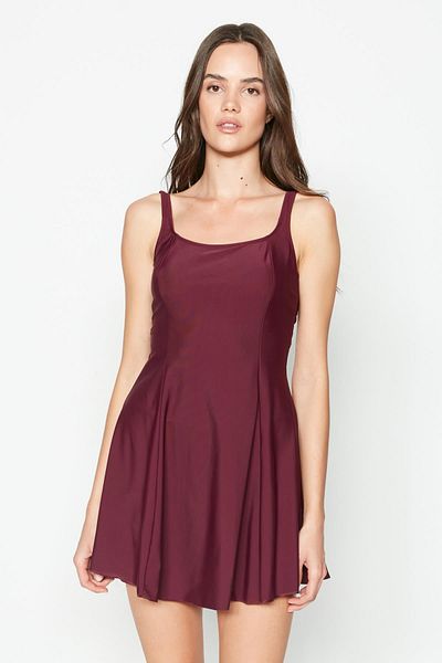 C&City Shorts Dress Swimsuit 7490 Plum