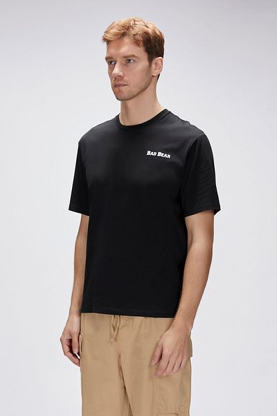 Bad Bear Eddy Black Men's Printed T-Shirt