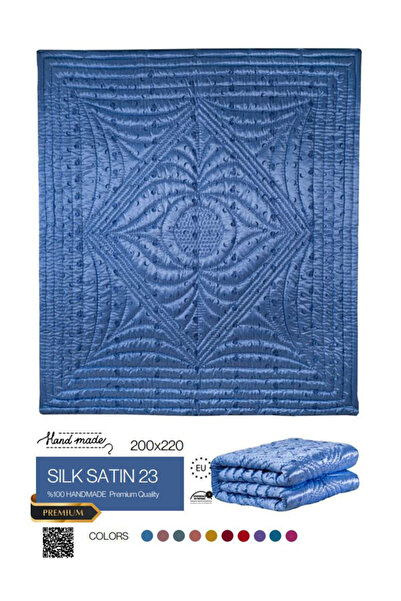 HARİR El işi İpek Saten Çift Kişilik Yorgan