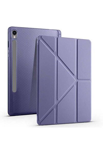 Fogy Galaxy Tab S10 FE 10,9 Uyumlu Kılıf Katlanabilir Kalem Bölmeli Standlı K...