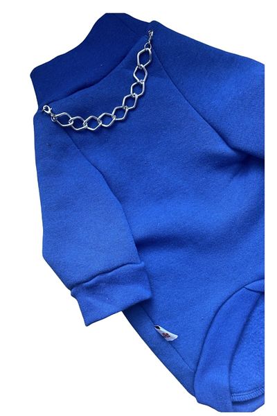 Barneystore Cat Dog Fleece Inside Sweat with Flower Pot Necklace