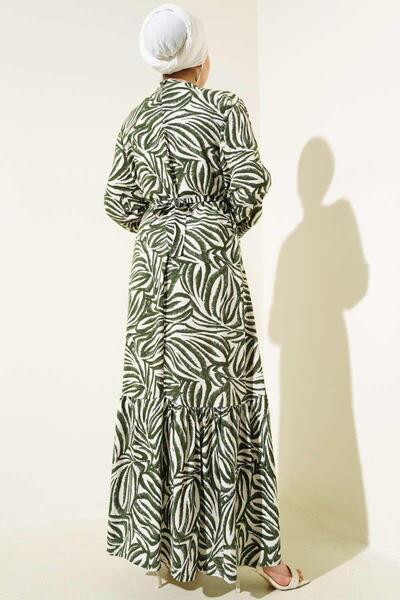 YILMAZBARMAZ γυναικείο ριγέ φόρεμα από ύφασμα βισκόζης