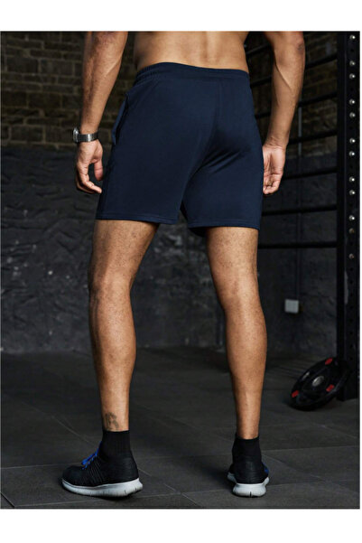 yx yustex sport Erkek Lacivert Likralı Esnek Ter Tutmayan Rahat Giyim Mevsimlik Şort