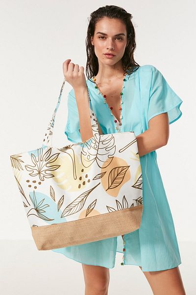 C&City Digital bedruckte Strandtasche Y8670-25 Mehrfarbig