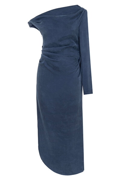 SEIZE THE DAY GAIA KADIN ASİMETRİK ELBİSE