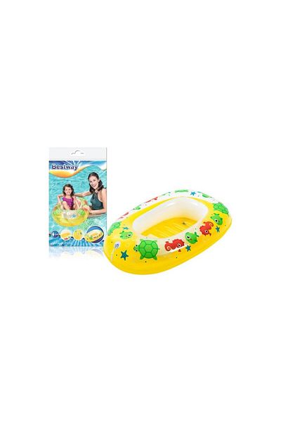 Mıncır Shop Inflatable Children's Boat 1.02m X 69 cm - Pool Swimming Boat - Blue Color