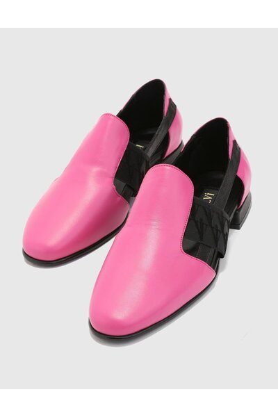 İLVİ Hina Hakiki Deri Kadın Pembe Loafer Ayakkabı