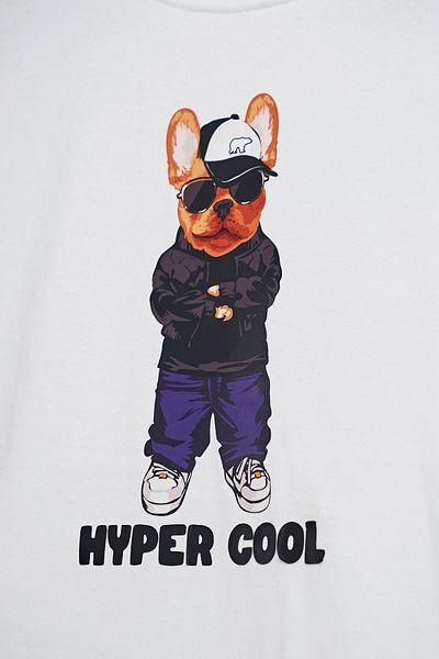 Bad Bear Hyper bear white Printed children's t-shirt
