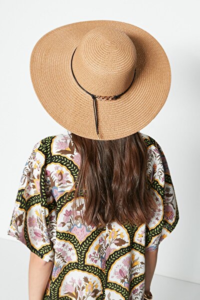 C&City Straw Beach Hat Y23730-06 Peach