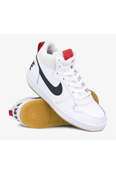Nike Court Borough Mid Kadın Spor Ayakkabı 839977-107 (Dar Kalıp 1 Beden Büyük Alınız