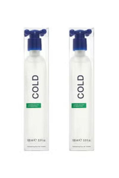 United Colors of Benetton Cool Eau de Toilette Gift Set of 2 (2 x 100 ml)