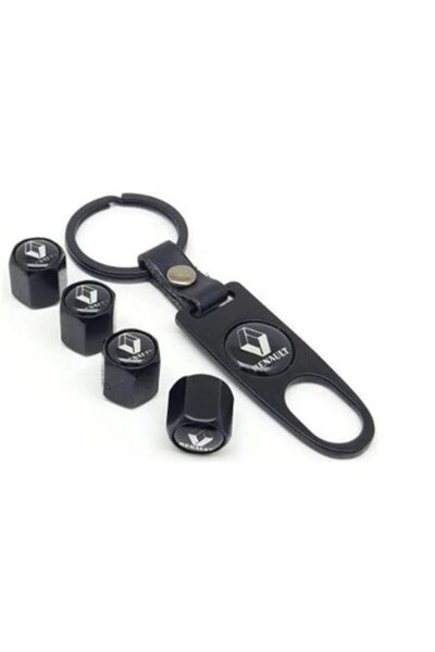 STİLİX GARAGE Set de capace din PLASTIC pentru supape și brelocuri pentru Ren...