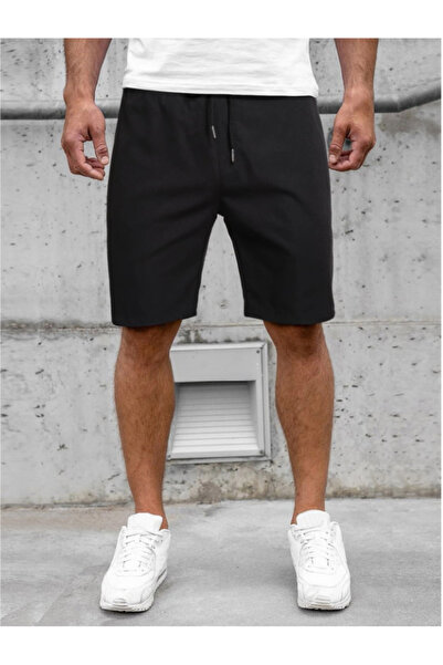 yx yustex sport Pantaloni scurți de sezon pentru bărbați, din Lycra neagră, e...