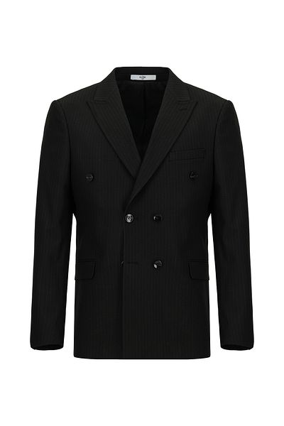 Kiğılı Regular Fit Striped Double Breasted Suit