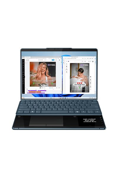 LENOVO Laptop Lenovo Yoga Book 9 13IMU9, Intel CoreTM Ultra 7 155U pana la 4.8GHz, 32GB LPDDR5x RAM,