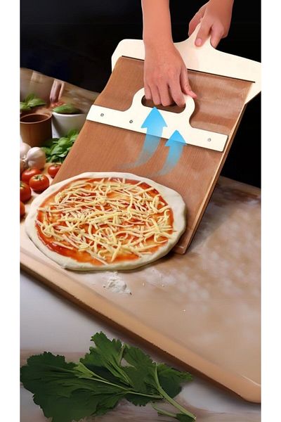 AKCAKESE Practical Sliding Pizza Lahmacun Shovel