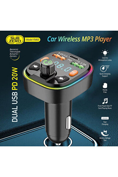 Subzero BLUETOOTH FM TRANSMİTTER FM60