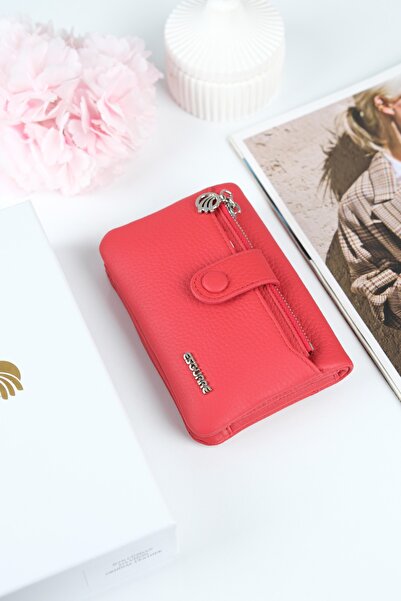 ESGUARE Kadın Hakiki Deri Tasarım Bölmeli Cüzdan