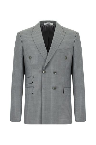 Kiğılı Regular Fit Striped Double Breasted Suit