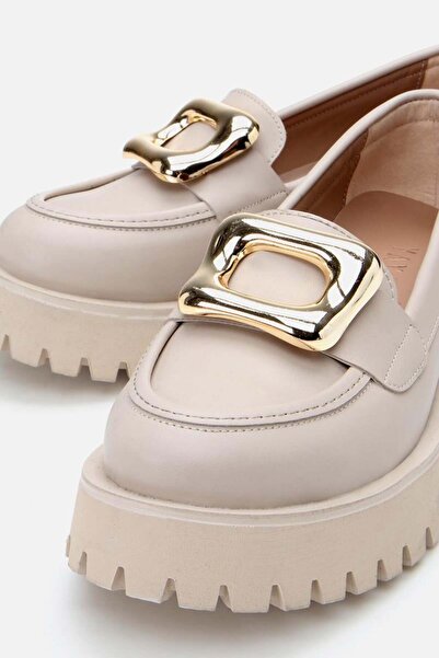 Yaya by Hotiç Bej Kadın Loafer Ayakkabı 01AYY307980A310