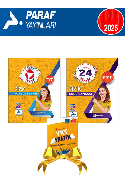 paraf yayınları Fizikfinito Paraf Z Takımı TYT Fizik Video Ders Anlatım Kitab...