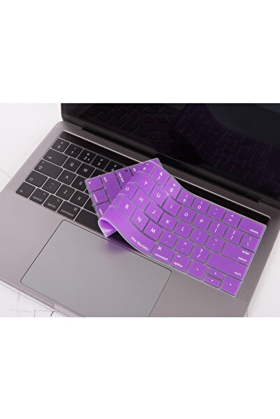Mcstorey Macbook Pro Kılıf Klavye Koruyucu Ingilizce Baskılı (US-ABD) A1706 A...