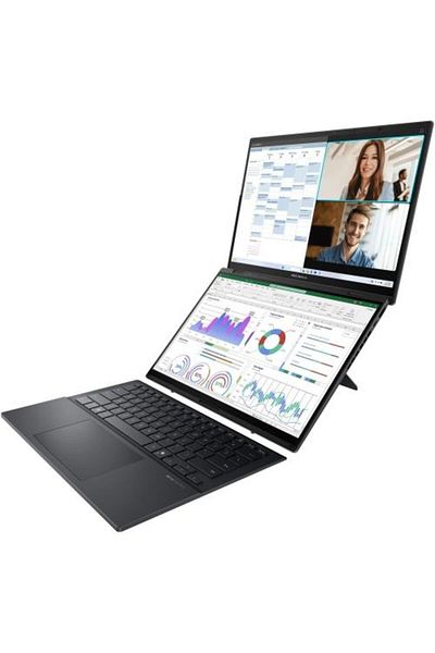 ASUS Laptop ASUS Zenbook Duo UX8406CA, Intel CoreTM Ultra 9 285H pana la 5.4GHz, 32GB LPDDR5X,