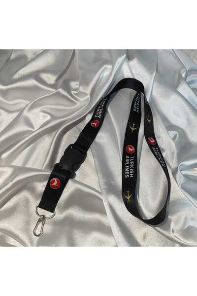 CEBECİOTO Turkish Airlines Black New Strap Snur pentru oglindă și breloc Acce...