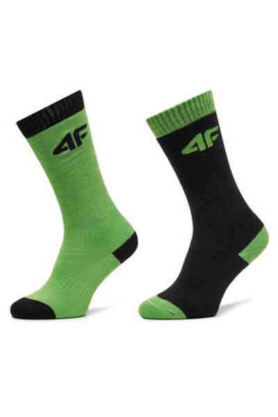 4F boy set with 2 pairs of ski socks 4FJWAW24UFSOM145 colorful