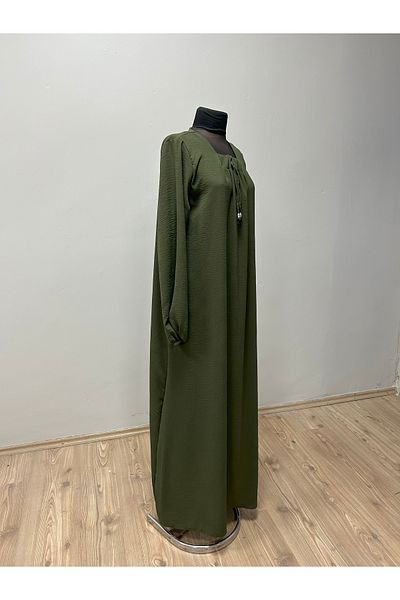 MSA Giyim Long-Sleeved, Solid Color, Practical One-Piece, Aerobin Dress