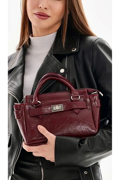 FHD BAGS Geantă de damă cu umăr de mână elegantă, cu fermoar, cu cataramă pentru cureaua de sezon nou