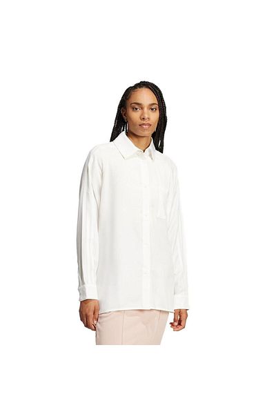 adidas Hanorac alb pentru femei P ESS SHIRT LS JD4789