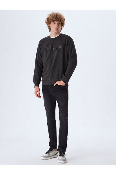 Ltb Logo Anthracite Sweatshirt