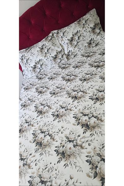 pınarhome collectıon New Season to 3D Digital Printing 100% Cotton Elastic Bed Sheets and Pillowcases Running Depth 28-30 cm