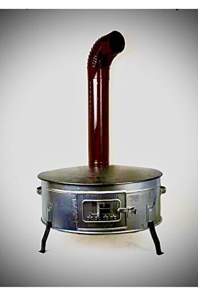 SOBACI AYDIN 55 Cm Ekmek Yufka Gözleme Sobası Çaydanlık Tencere Apart Kamp Sobası