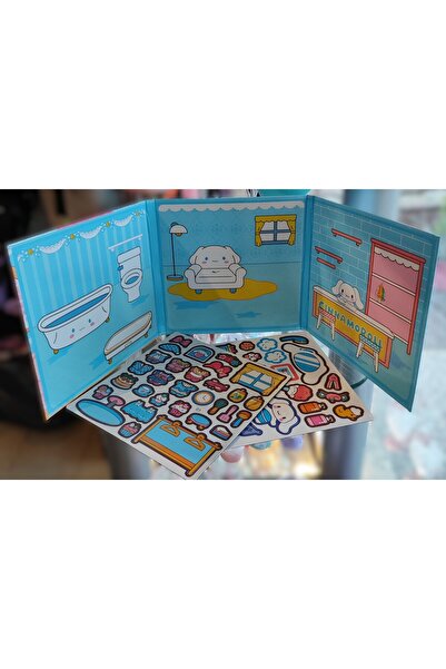 bundle island بيت الحيوانات الأليفة المغناطيسي ولعبة الملابس الصامتة مع شخصية...