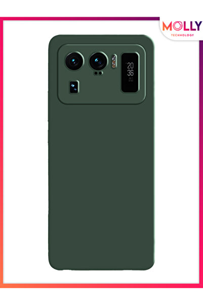 Molly Xiaomi Mi 11 ULTRA İçin Kaktüs Liquid İçi Kadife Silikon Kılıf