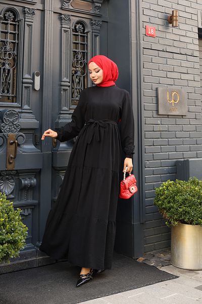 ECESSAMODAM Φόρεμα Hijab με ζώνη