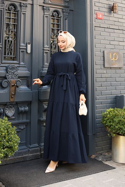 ECESSAMODAM Φόρεμα Hijab με ζώνη