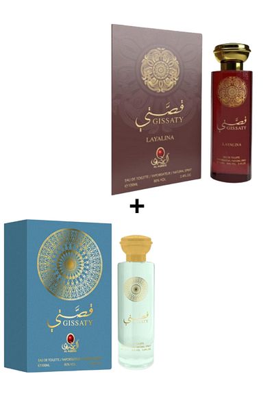 Al aqeeq Two-pack of My Story Agate perfumes, 100ml