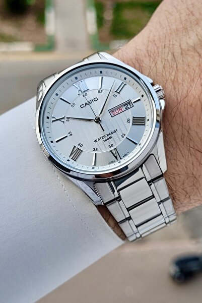 Casio Gümüş Renk Erkek Kol Saati
