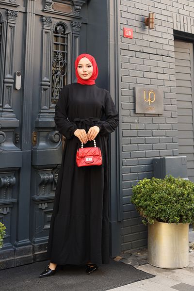 ECESSAMODAM Φόρεμα Hijab με ζώνη