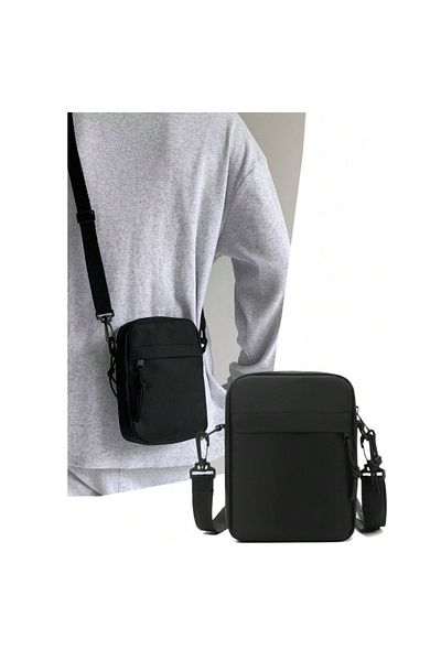 Generic Small crossbody bag with simple design and 4 pockets-casual lightweight water-resistant