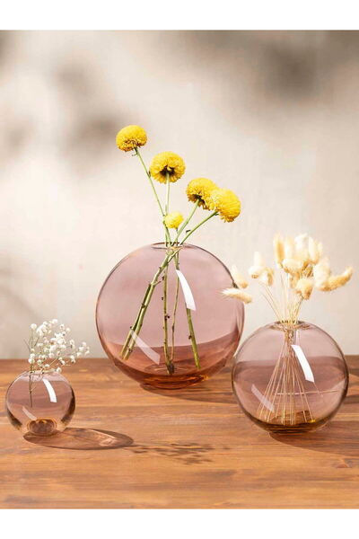 Paşabahçe مزهرية 14 سم مصنوعة يدويًا فردية